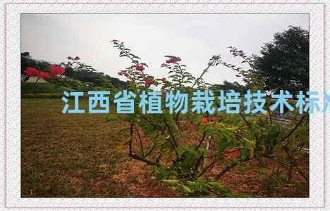 江西省植物栽培技术标准
